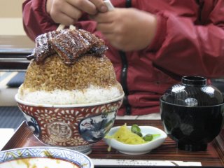うな丼大盛り！