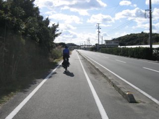 国府の自転車道