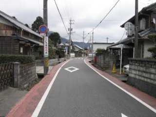 柘植の町並み