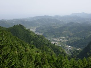 札立峠の展望